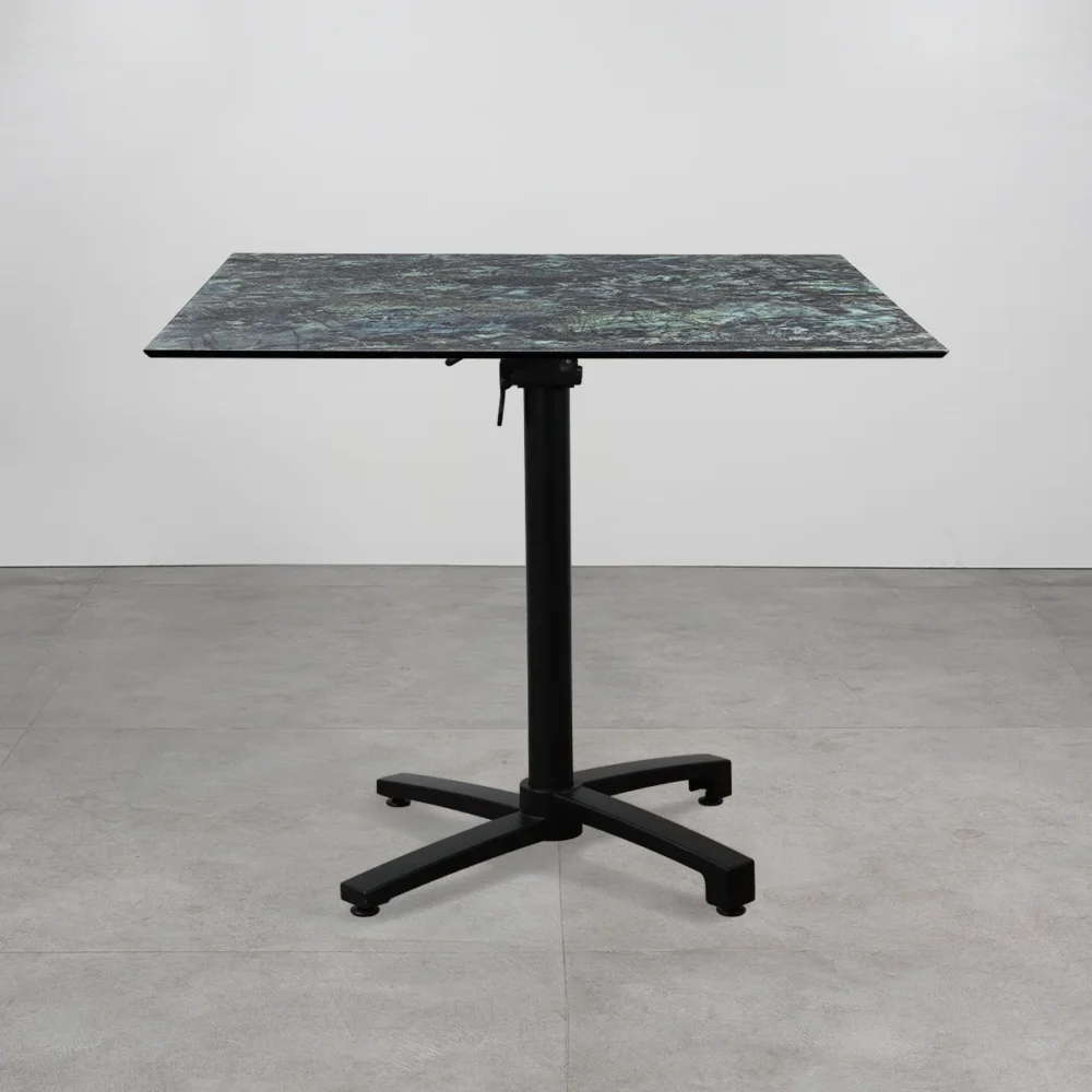 Tavolo con top in HPL ⌀80 Forest Green