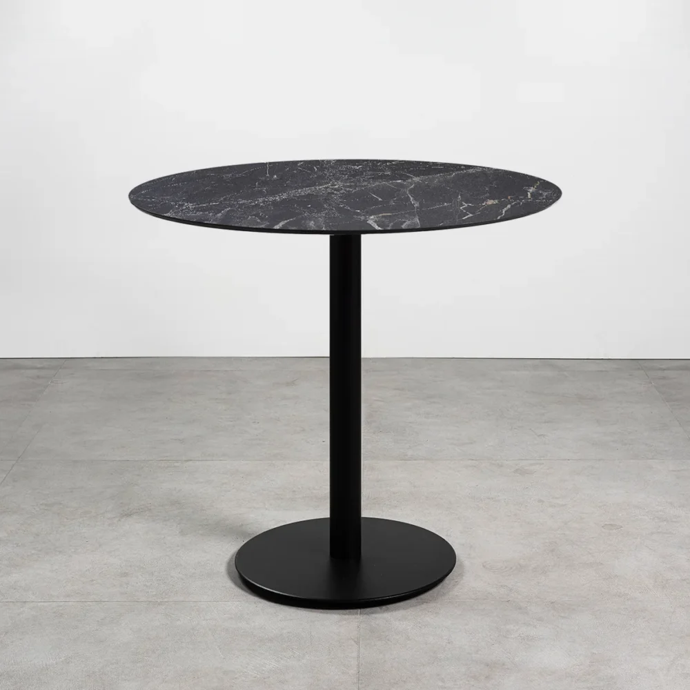 Tavolo con top in HPL ⌀80 Impero