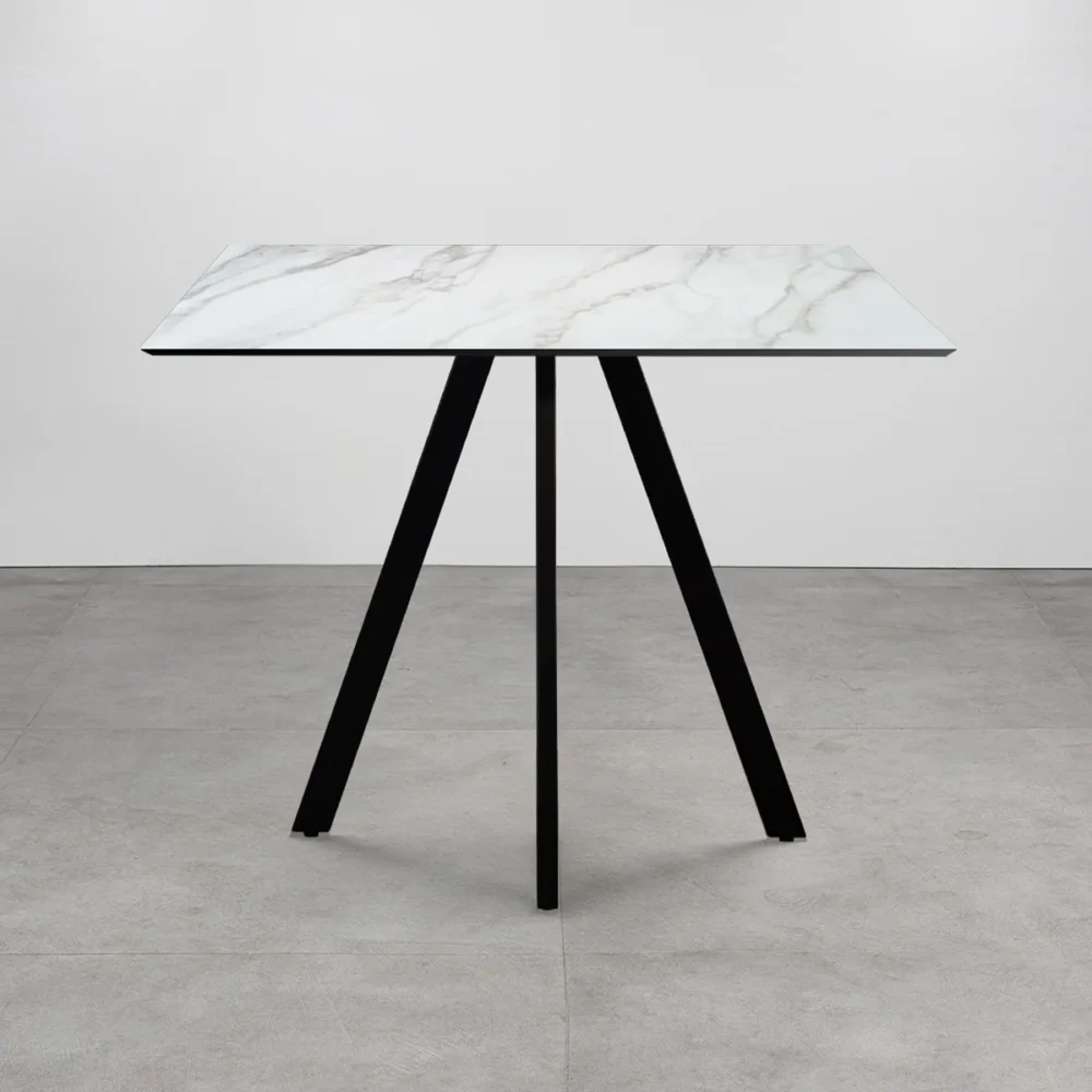 Tavolo con top in HPL ⌀80 Olimpo