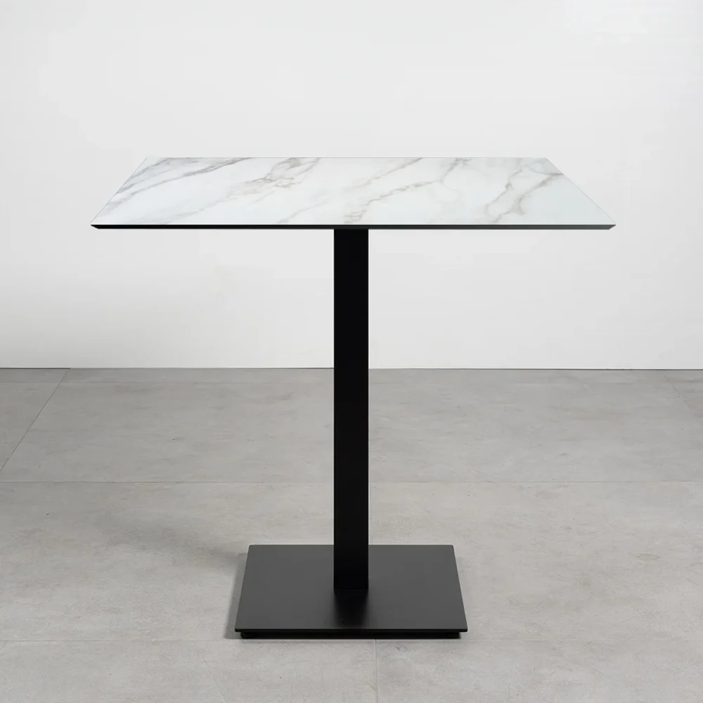 Tavolo con top in HPL 70x70 Olimpo