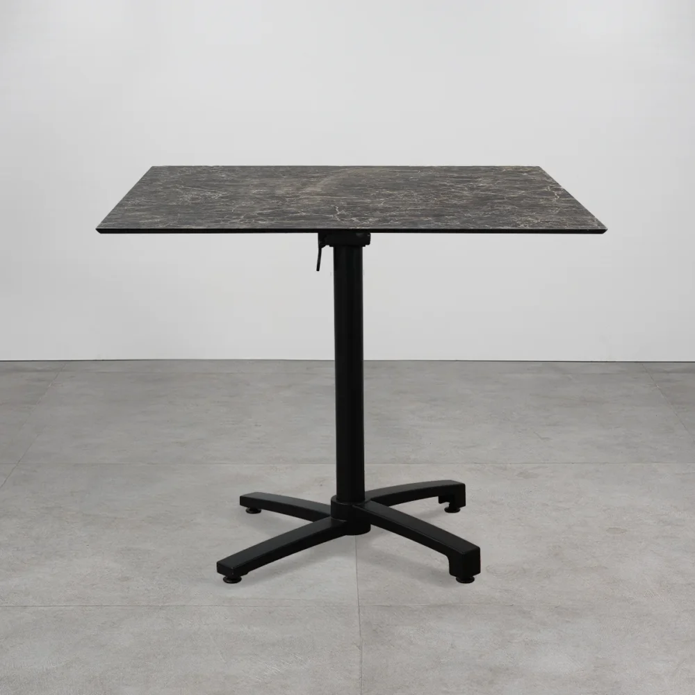 Tavolo con top in HPL ⌀80 Oriental