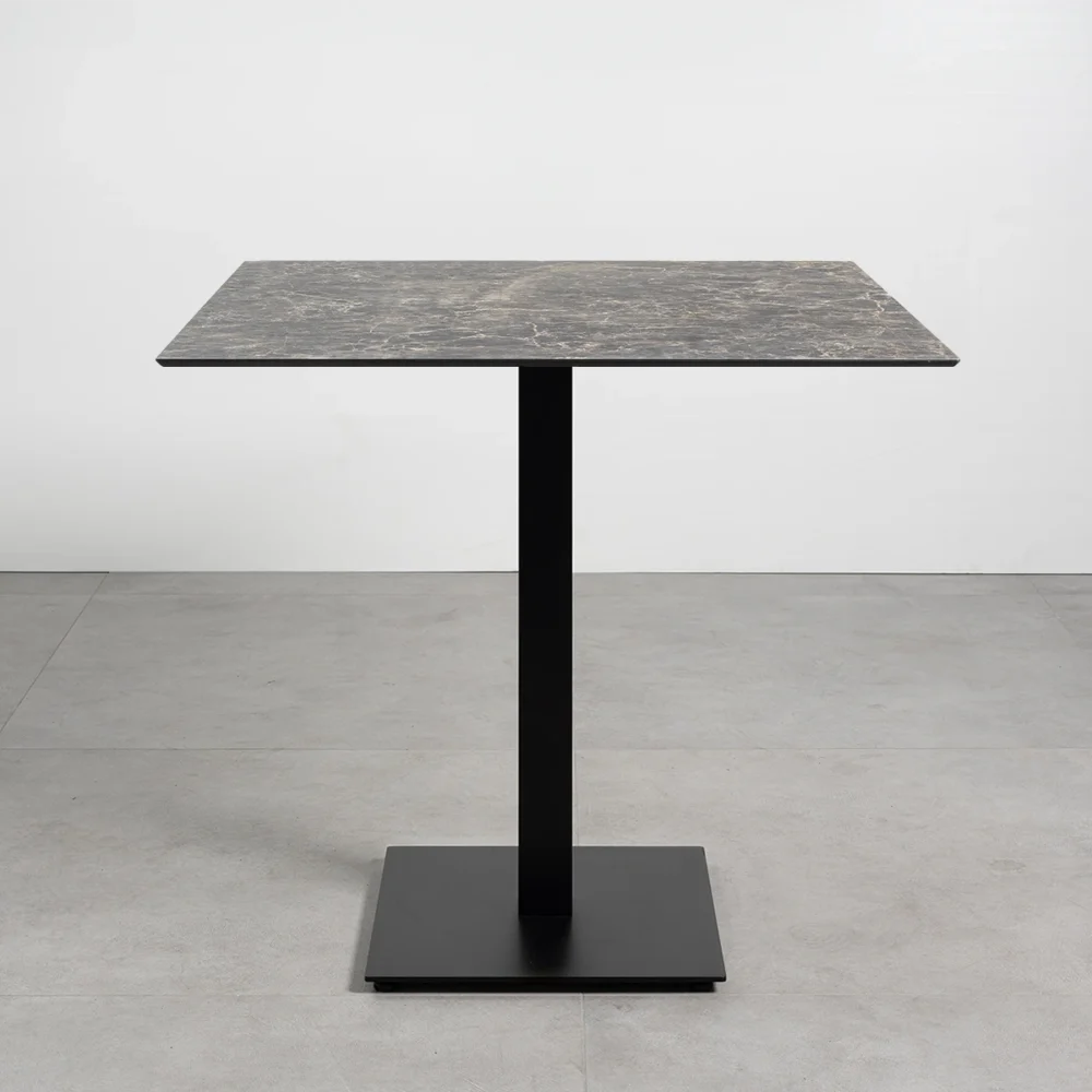 Tavolo con top in HPL 80x80 Oriental