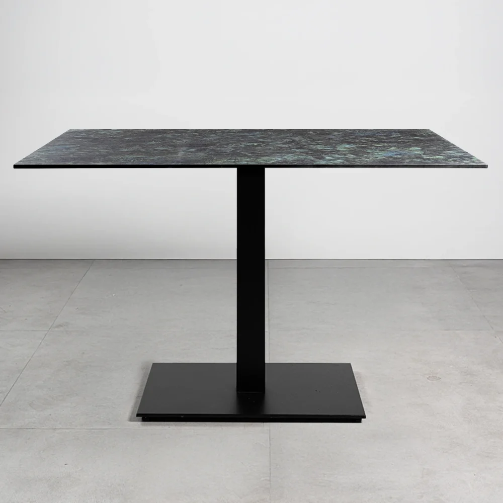 Tavolo con top in HPL 120x80 Forest Green